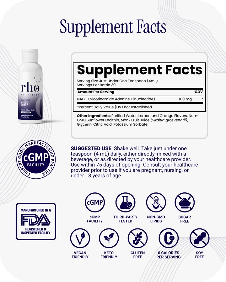 Liposomal NAD+