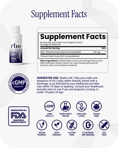 Liposomal NAD+